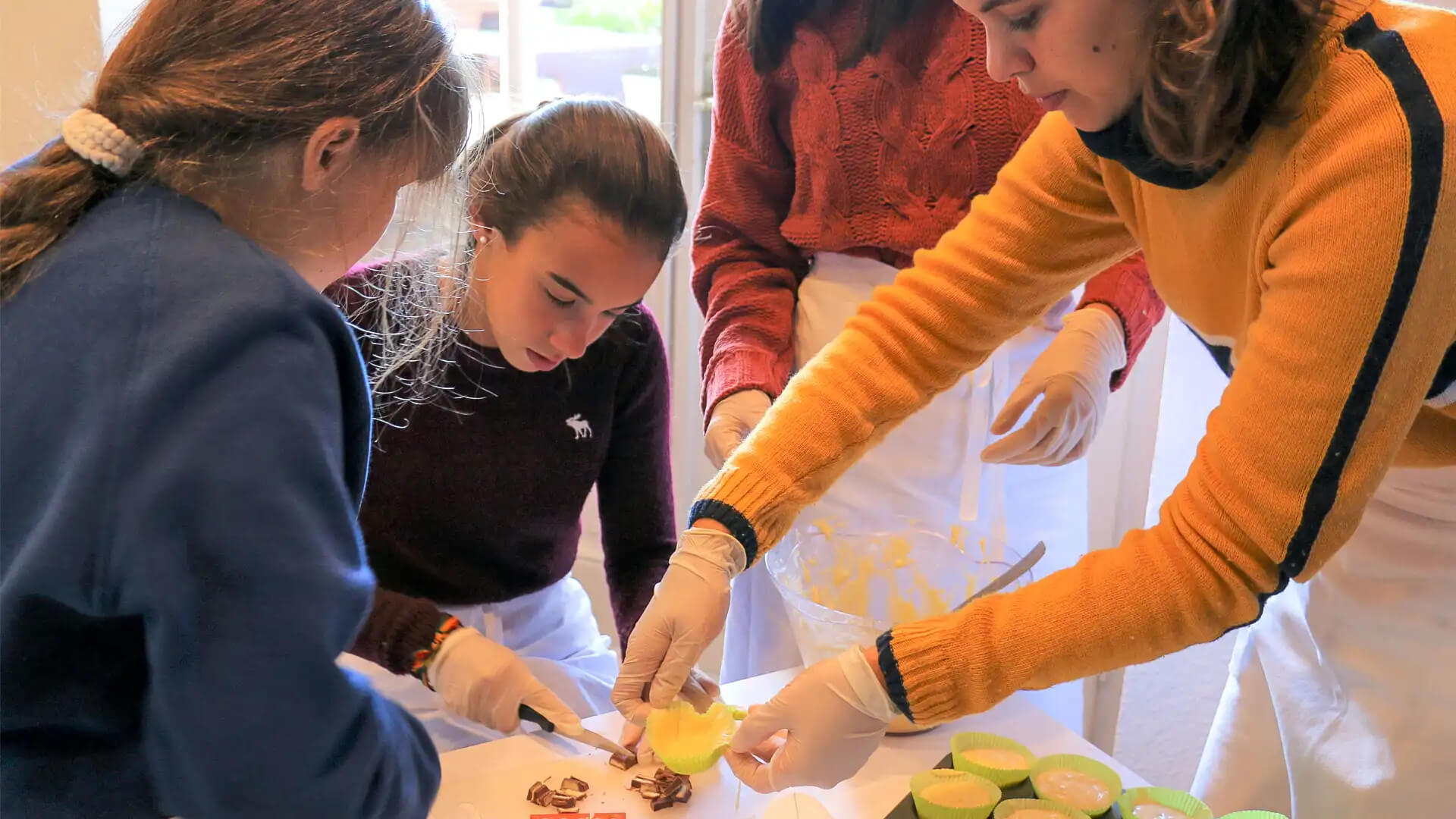 Winter Camps for cooking in Swiss boarding schools