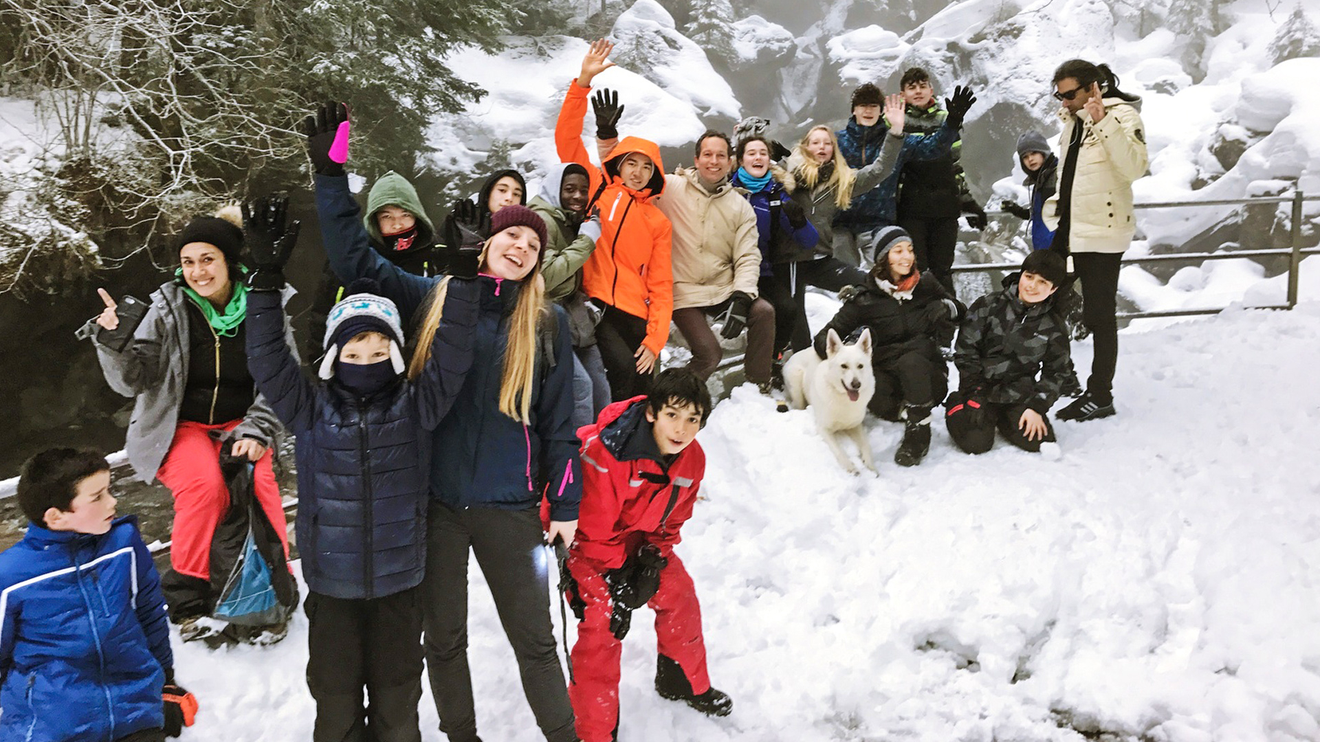 Winter Camp at Ecole Chantemerle - slide